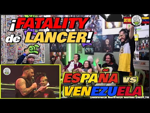 🔴Colombians react to Spain vs Venezuela - Lancer's Fatality! [God Level Countries 2019]