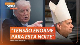 Após grave ameaça de Trump, Irã diz que NÃO FICARÁ DE BRAÇOS CRUZADOS, e Papa reage |Chamada Geral 2