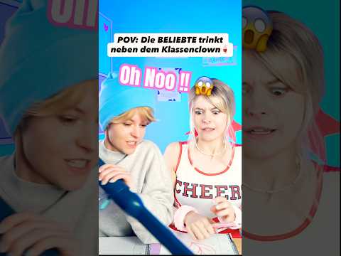 POV: Beliebte SCHÜRFT neben Klassenclown ! 🥤✨