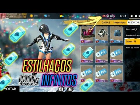 ATUALIZOU? BUG PARA CONSEGUIR ESTILHAÇOS E TOKENS INFINITOS NO FREE FIRE!!. BUG DOS TOKENS ESTILHAÇO