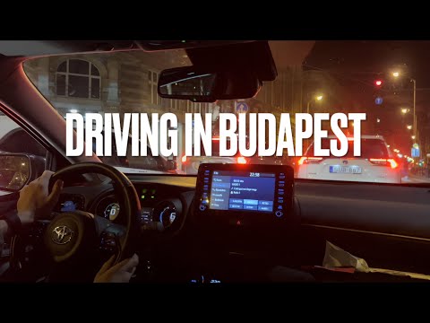 Late Night Driving - Budapest - 4K