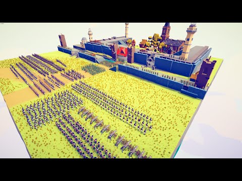 CAN 700x FRENCH ARMY CAPTURE SAMURAI CASTLE?  - Totally Accurate Battle Simulator TABS