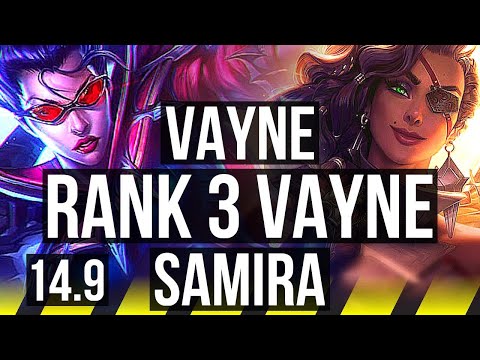 VAYNE & Poppy vs SAMIRA & Nautilus (ADC) | Rank 3 Vayne, 14/4/11, Dominating | BR Grandmaster | 14.9