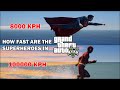 How Fast Are The Superheroes In GTA V Superheroes Lab