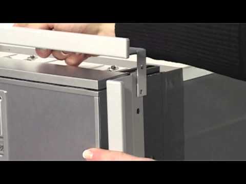 How to install a flush mounting flange on a Webasto Cruise Elegance fridge