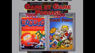 The Atari 7800 Game By Game Podcast: Episode 4 – Dig Dug & Food Fight