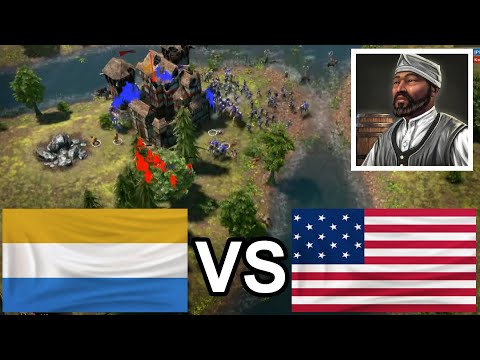 Knuschelbär vs. Aizamk: Dutch vs. United States⚔️ [Age of Empires 3: Definitive Edition]