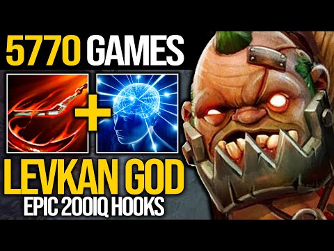 5770th Pudge Game!!! Levkan Pudge God Epic 200IQ Hooks | Pudge Official