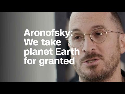 Thumbnail of the video: "We take planet Earth for granted": Darren Aronofsky Interview (CNN)