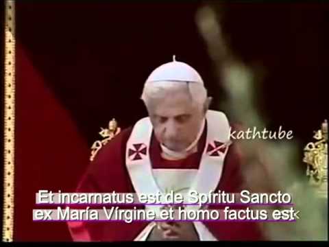 Credo en Latin con Benedicto 16.mp4