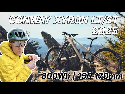 One of the top e-MTBs of 2025?! CONWAY XYRON LT/ST | 800Wh | 150mm - 170mm travel | BOSCH CX