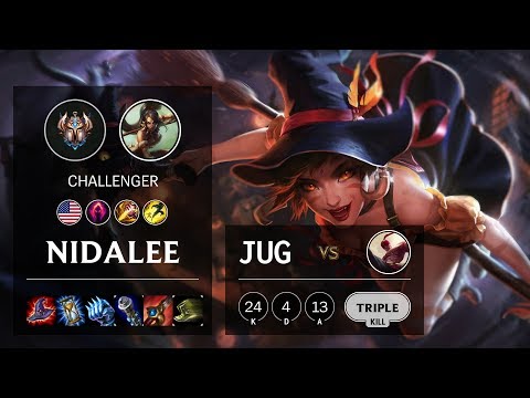 Nidalee Jungle vs Lee Sin - NA Challenger Patch 10.11