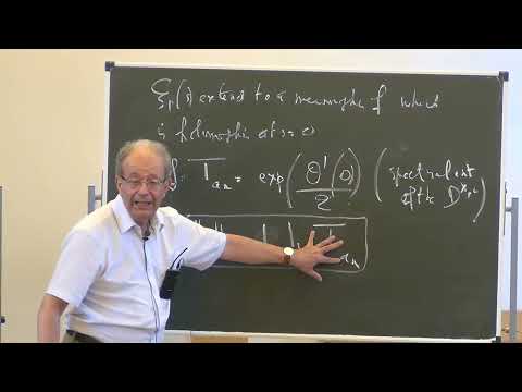 Jean-Michel Bismut, Index theorem and the hypoelliptic Laplacian, IV. 31.07.2015