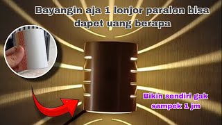 Download lagu Banyak yang tidak percaya❗ kalau lampu hias ini terbuat  dari paralon bekas  mp3