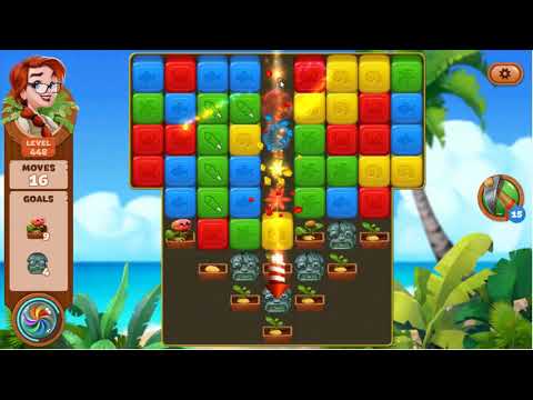 Lost Island Blast Adventure Level 448 - No Boosters