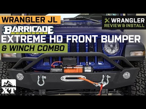 Jeep Wrangler JL Barricade Extreme HD Front Bumper & Winch Combo (2018) Review & Install