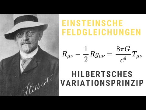 ART Lektion 4.2 - Herleitung der Feldgleichungen über das Hilbertsches Variationsprinzip