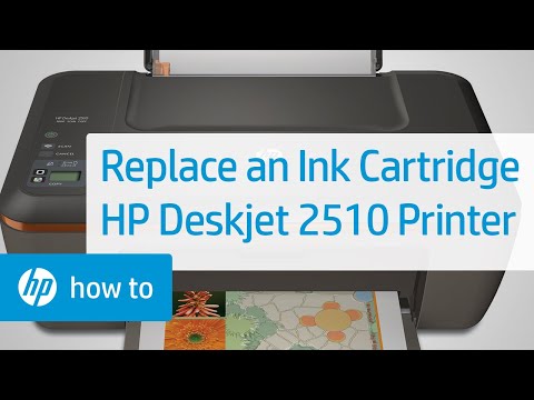 How to Replace an Ink Cartridge on the HP Deskjet 2510 Printer