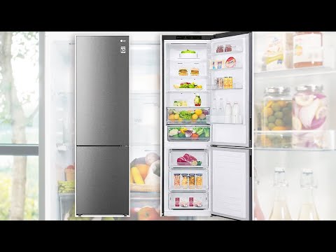 Frigorífico LG combi no frost inox ⭐ 203 cm de tecnología a buen precio