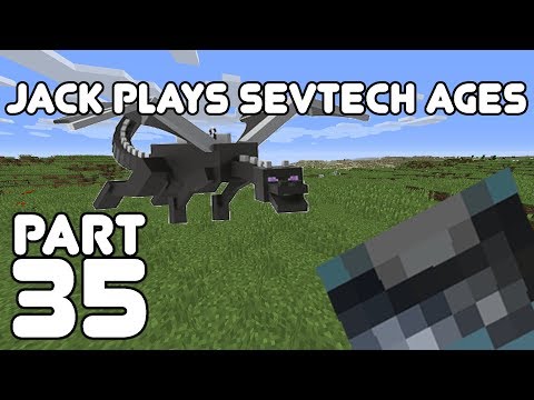 Jack vs The End! Jack plays Minecraft: SevTech Ages Part 35