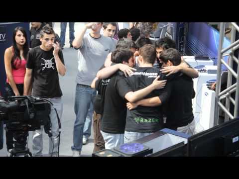 WCG Brasil 2011 - Preleção Mandic antes da semifinal