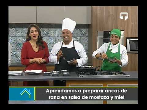 Aprendamos a preparar ancas de rana en salsa de mostaza y miel