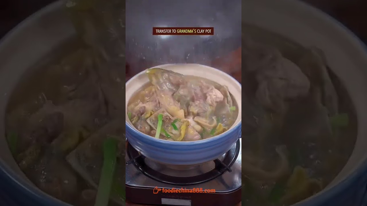 295 Trending soft shell turtle soup recipe in China Do u have the guts to try #recipe #cooking #chin