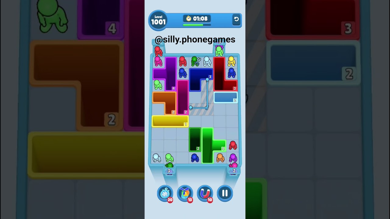 Drop Away Level 1001 Walkthrough Solution