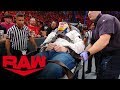Mysterio S Son Stretchered Out After Brock Attack Raw Exclusive Sept 30 2019