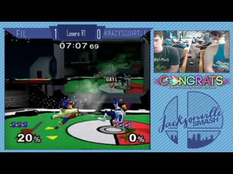 Jax Smash Weekly 5/11/17 - Fil(Falco) Vs KrazySquirtle(Falco) - Melee Losers R1