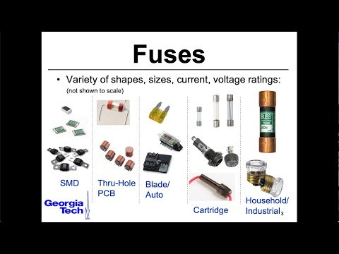 Fuses and Friends: Overcurrent and Overvoltage Protection (ECE Design Fundamentals, Georgia Tech)