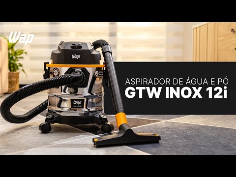 Video thumbnail of Aspirador de Pó e Água Wap GTW 12i 1600W 220V