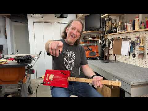 5 Tips for Playing Slide on a Cigar Box Guitar with Mike Snowden Open G Tuning G-D-G