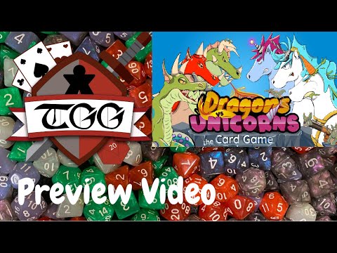 Dragons Vs Unicorns Card Game Preview