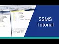 SSMS Tutorial SQL Server Management Studio Feature Demonstration