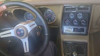 1974 Chevrolet Corvette Convertible 454 4-Speed Start Up