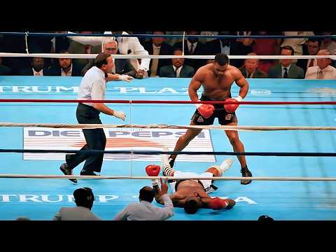 Mike Tyson knockouts but they get increasingly more brutal