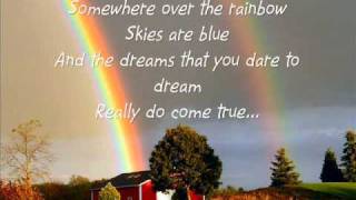 Somewhere Over the Rainbow -Glee Cast Lyrics-