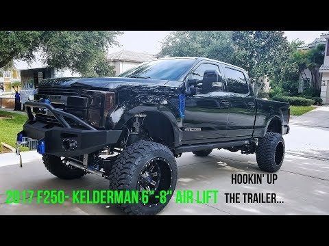 2017 F250 Kelderman 6"-8" Air Lift - Easy Trailer Hookup!!!
