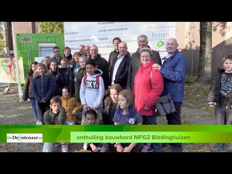VIDEO | Bouwbord voor MFG Biddinghuizen onthuld: „Alles komt samen in bruisend hart” VIDEO | Bouwbord voor MFG Biddinghuizen onthuld: „Alles komt samen in bruisend hart”