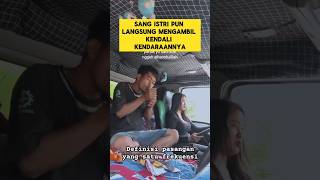 Download lagu A touching moment when a truck driver's wife helps her husband drive a truck ‼️#driver #truck #wi... mp3