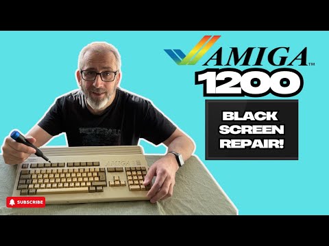 Fixing a BLACK SCREEN Amiga A1200