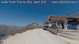 preview picture of video 'Santorini 2014 - walk from Fira to Oia part 2'