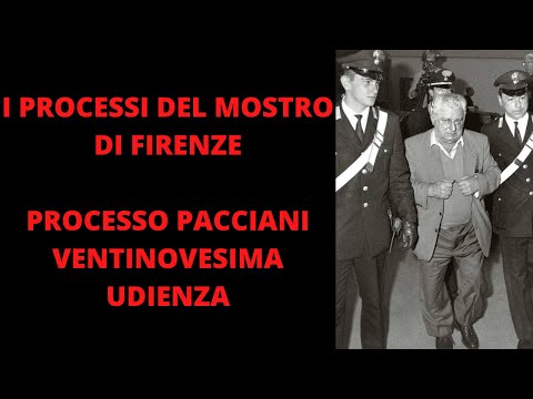 MOSTRO DI FIRENZE-PROCESSO PACCIANI VENTINOVESIMA UDIENZA 14-07-1994