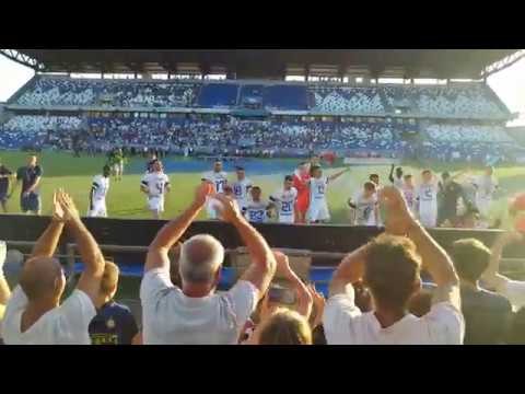 Finale Primavera Inter Fiorentina 2017 festa sotto i Distinti