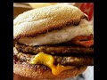 Breakfast Bacon Egg Sausage Cheese English Muffin McMuffin McDonalds Grape Jam
