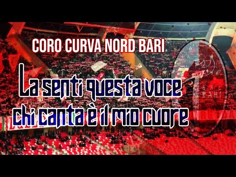 Da quando sono al mondo io tifo per te - Coro Bari Curva Nord [CON TESTO]