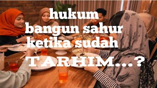 Download lagu hukum orang bangun sahur ketika sudah tarhim//TGH.M.Khairul Paridi,Lc.MA mp3