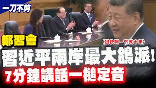 【全程字幕】鄭習會登場! 習近平未提"統一"率先發言喊春暖花開 強調兩岸一家人中華根中華魂 習近平:走親走近大潮流不會改變