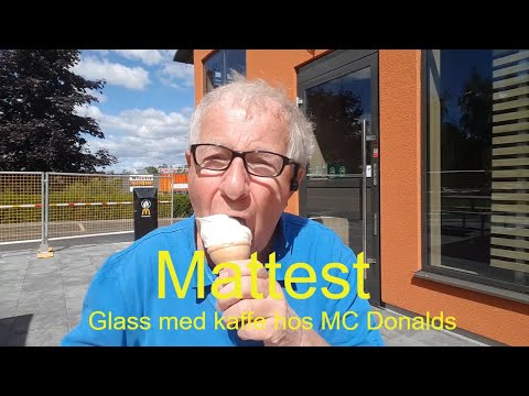 2020-07-23 SNÅLFIKA Test av Glass med kaffe hos MC Donalds